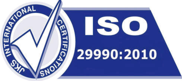 ISO 29990:2010 Quality Approved